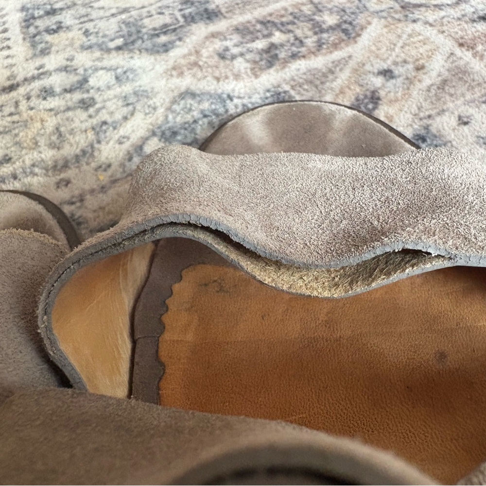 Rag & Bone Mari Taupe Heeled Sandals - Picture 3 of 6